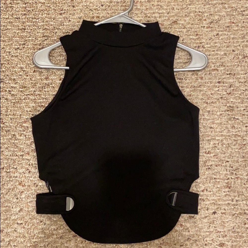 Cute black summer top